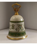 Vtg Gorham Fine China &quot;Printemps&quot; Bell with Floral design &amp; Scrolls, 3.7... - $246.21 MXN