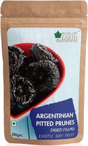Organic &amp; Natural Argentinian Pitted Prunes Dried Plums Exotic Dry Fruit 200g - £12.82 GBP