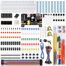 Electronics Component Fun Kit With Supply Module, Jumper Wire, 830 Tie-Points Br - £22.37 GBP