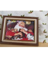 Set Of 3 VTG Brown Wood Picture Frames Shabby Chic Decor 8X6 Holds 4.5X6.5 - €24,82 EUR