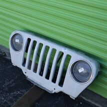 97-06 Chrysler Jeep Wrangler Grill Grille Gril Header Panel Radiator Support image 2