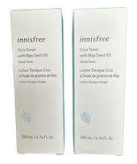 Lot of 2 innisfree Cica Toner w/ Bija Seed Oil Hydrate Skin 6.76 Fl Oz - $555.34 MXN