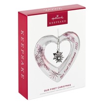 Hallmark Our First Christmas Together - Heart Keepsake Ornament Dated 2022 - £6.86 GBP