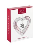 Hallmark Our First Christmas Together - Heart Keepsake Ornament Dated 2022 - £6.72 GBP