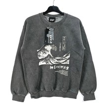 Urban Outfitters Sweatshirt Overdyed Black Size XXS NEW - £17.82 GBP