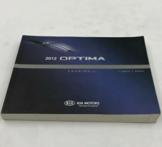 2012 Kia Optima Owners Manual OEM D02B25086 - $17.99