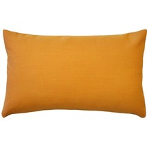 Sunbrella Tangelo Orange 12x19 Outdoor Pillow, with Polyfill Insert - £40.05 GBP