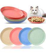 8 Pcs Whisker Fatigue Cat Bowls, 6 Inch Shallow Cat Food Dish Wide Cat F... - $13.92