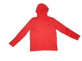 Ralph Lauren Polo Performance Hooded Top Sz Med Neon Pink Hoodie Active ... - $14.25