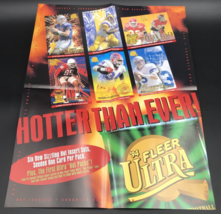 VTG 1994 Fleer Ultra Football NFL Sell Sheet Promo Ad  Flyer Poster Rick Mirer - £16.96 GBP