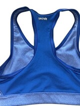 Adidas Techfit Sports Bra Womens Medium Blue Racerback Athletic Workout image 5