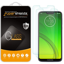 2-Pack Tempered Glass Screen Protector For Motorola Moto G7 Power - £12.94 GBP