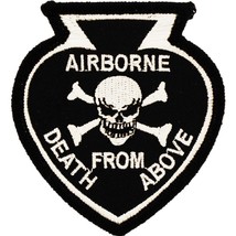 Airborne Death From Above Spade &amp; Skull Patch 3&quot; - £6.25 GBP