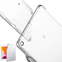 Ipad 10.2 2021/2020/2019 Tablet Case Ultra Thin Soft Tpu Clear Shockproof Cover - £22.77 GBP