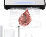 Moist/Dry Vacuum Food Sealer For Food Storage, 11.8&#39;&#39; Cutter, Up To 20 F... - $233.99