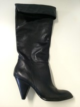 B. Makowsky Women&#39;s Boots Fleeza Black Leather High Size 6.5 NWOB - $111.38