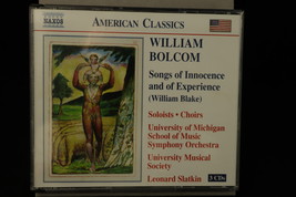 William Bolcom Songs Of Innocence And Of Experience 2004 Naxos 3-Disc CD - £6.66 GBP