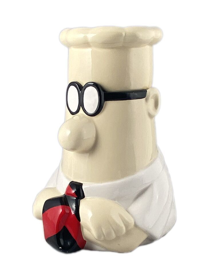 Awesome Treasure Craft Dilbert Cubicle Snack / Cookie Jar Excellent Condition - $27.10