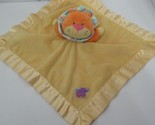 Prestige Sunshine Zoo Yellow orange lion stripes Baby Security Blanket L... - £8.20 GBP