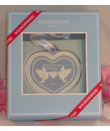 New Wedgwood Blue Jaspeware 1ST First Christmas Together Ornament 2017 H... - £27.53 GBP