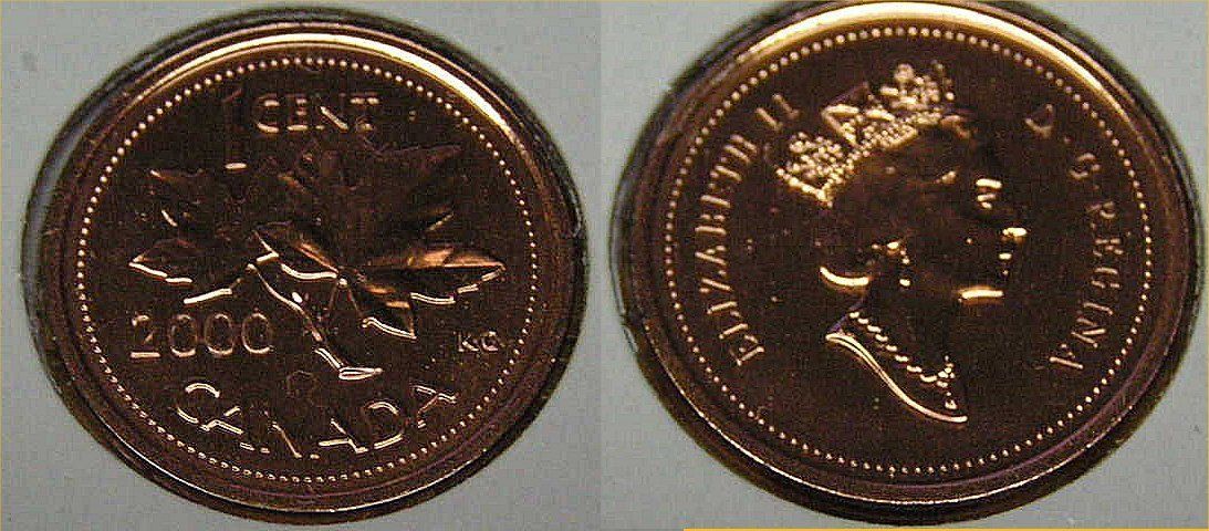 2000 Canada One Cent Penny Proof Like - $1.11