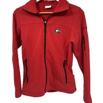 Columbia Fleece Jacket UGA Georgia Small Red Women’s - £16.74 GBP