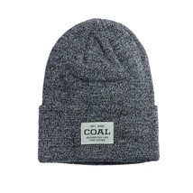 Coal Uniform Beanie Winter Hat, Recycled Knit - Black Marl - £40.09 GBP