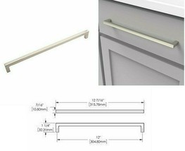 Hickory Hardware HH075336-14 Skylight Collection Pull 12&#39;&#39;, Polished Nickel - $19.48