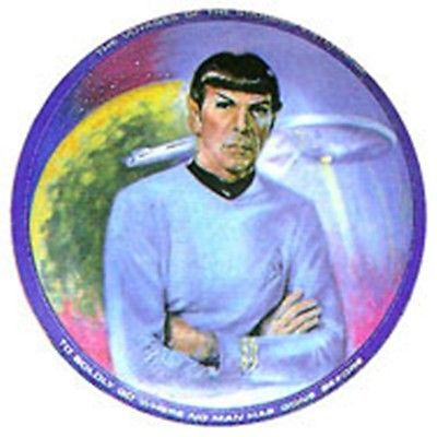 Primary image for Classic Star Trek Mr. Spock Ltd. Ceramic Plate 1986 Ernst Boxed with COA