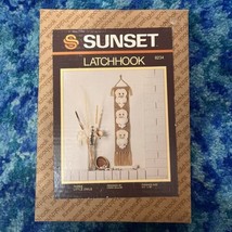 Nos Vintage 80s Sunset Latch Hook Kit 1982 Three Little Owls Latchhook No. 8234 - £43.07 GBP