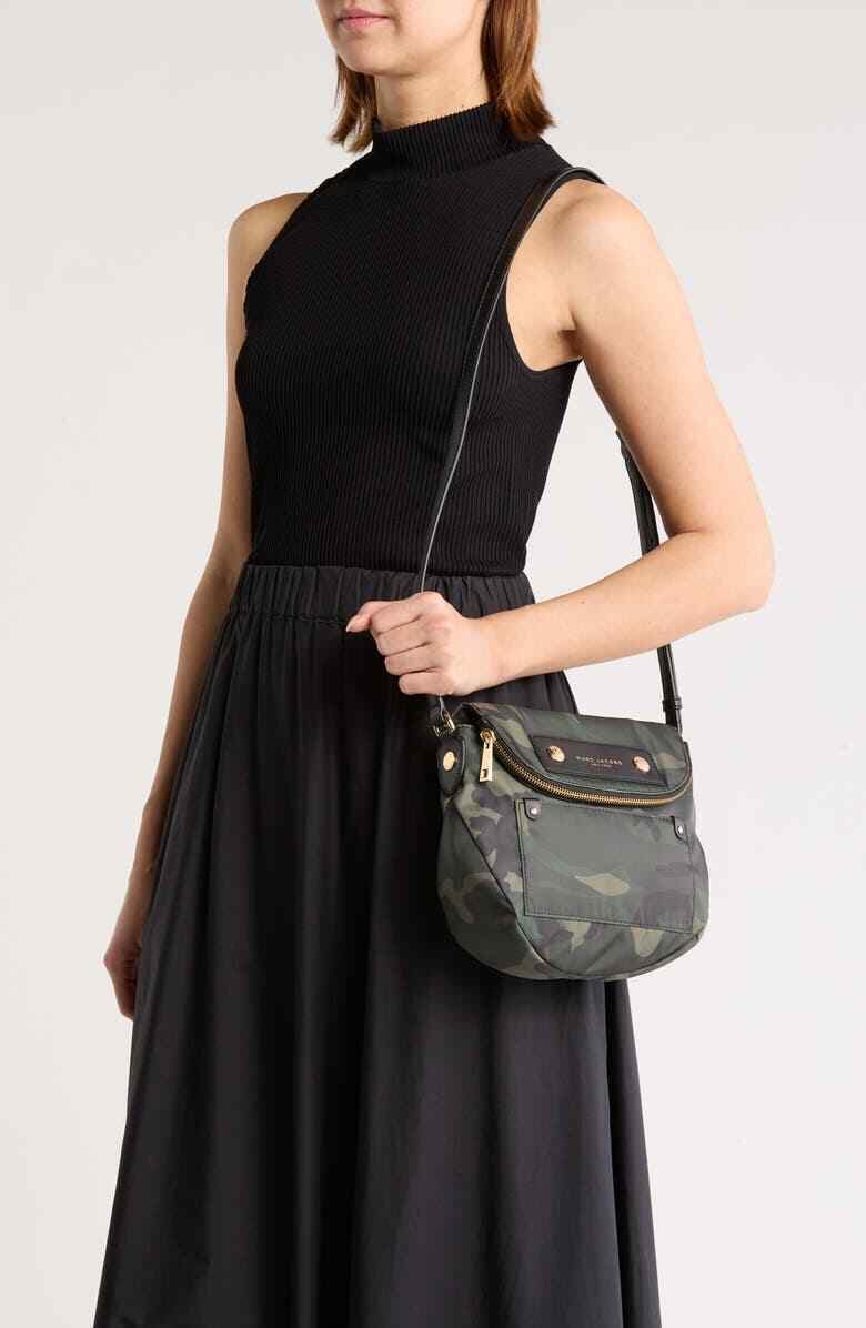 Marc Jacobs Preppy Mini Natasha Nylon Messenger Crossbody Bag ~NWT~ Camo Item image 2