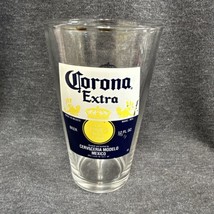 Vintage Bar CORONA 12 oz Heavy Beer Glass Tumbler 5 3/4” Tall - £6.32 GBP