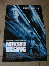 MERCURY RISING MOVIE POSTER WITH BRUCE WILLIS - £15.93 GBP