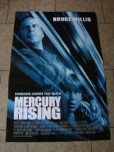 MERCURY RISING MOVIE POSTER WITH BRUCE WILLIS - £14.95 GBP