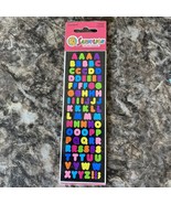 Vintage Sandylion Sticker Designs Neon Colored Alphabet Kromekote 1 Sheet - €21,21 EUR