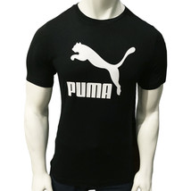 Nwt Puma Msrp $40.99 Classics Men&#39;s Black Crew Neck Short Sleeve T-SHIRT Size S - £14.85 GBP