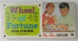 Wheel of Fortune Solitaire Card Game 1965 EDUCARDS  - £18.73 GBP