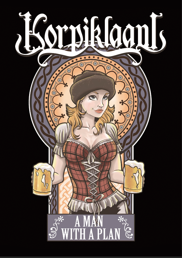 KORPIKLAANI A man with a Plan FLAG CLOTH POSTER BANNER CD Folk Metal - $20.00