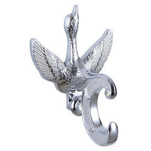 Chrome Color bathroom brass swan clothes hook robe hook with Crystal New  - $85.13