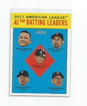 Miguel Cabrera (Detroit Tigers) 2012 Topps Heritage Al Batting Ldrs Card #2 - $4.99