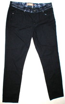 NWT $229 Womens Paige Premium Hancock Eclipse Dark Leather Waist 28 New Jeans  - £284.09 GBP
