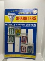 Old Store Stock Board of 1970&#39;s 80&#39;s Novelty Automotive Stickers - £39.72 GBP