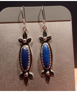 Sterling silver and Lapis Lazuli Earrings - $117.92 CAD