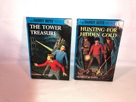 2 Picture Cover Hardy Boys #1Tower Treasure and #5 Hunting for Gold - £9.56 GBP