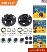 2Sets Trailer Hub Kits 5 on 4.5 for 3500 lbs 1-1/16'' to 1-3/8'' Tapered... - $105.86