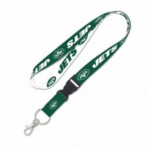 New York Jets NFL Football Team Logo Lanyard Neck Safety Latch Detachabl... - £19.59 GBP