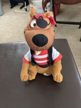 Sitting Pirate Scooby Doo Stuffed Plush 9” Toy Factory Tested All Ages - £6.74 GBP