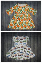 NEW Boutique Pumpkin Patch Truck Girls Dress - £6.79 GBP