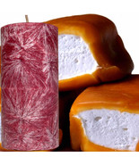 Caramel Marshmallows Scented Pillar Candle Choose Colour/Size Hand Crafted - $265.60 MXN+