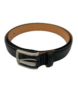 Lands&#39; End Mens Black Leather Belt Size 40 Excellent - $37.78 CAD